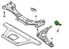 Silentblocs réglables "lollipop" pour support de bras de suspension BMW E46 Uniball