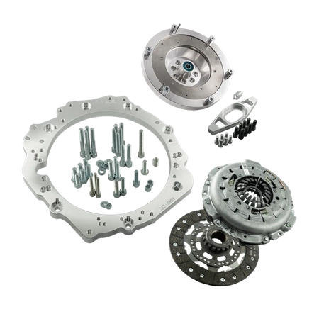 Stage 2 Toyota 1JZ 2JZ - 6-speed manual BMW M57n GS6-53DZ HGD JGA - 215mm / 8.46" twin disc
