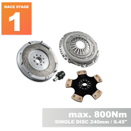 Race Stage 1 BMW M50 S50 M52 S52 M54 S54 - BMW N54 GS6-53BZ 135i 335i 535i - 240mm / 9.45" - 7150g / 15.76lb