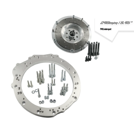 Adapter kit Mercedes-Benz M120 - manual 6-speed BMW M57n GS6-53DZ HGU HGK - 240mm / 9.45"