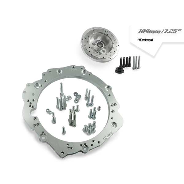 Getriebeadapter Kit Toyota JZ - manuellen 6 Gang BMW M57n GS6-53DZ HGD JGA HGA - 184mm / 7.25" (P)