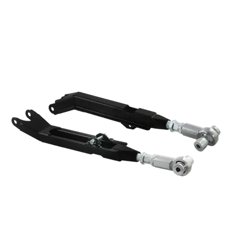 Stage 3 Conjunto de braços de controlo ajustáveis + buchas de alumínio para BMW E46 – Uniball 95 kN (preto)