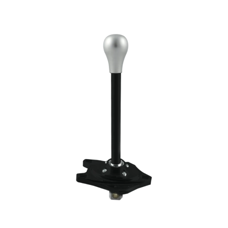 Black Edition Short shifter BMW E8x E9x – kurzer silberner Aluminiumknopf (K)