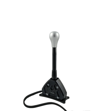 Shifter Black Edition 8HP DCT DKG DSG PDK - Botão Curto Prata