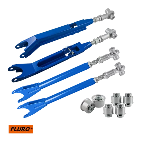 Stage 3 Adjustable Control Arm Set + Aluminium Control-Arm Bushings for BMW E36 – Uniball