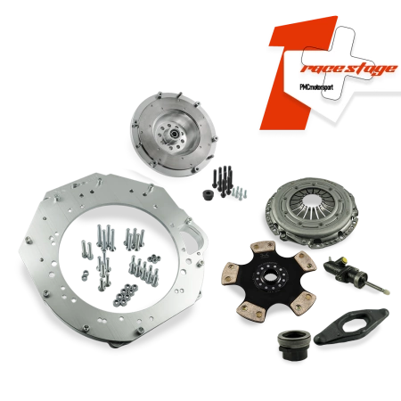 Race Stage 1+ GM Chevrolet V8 LS9 - manual 6 marchas BMW M57n GS6-53DZ HGD JGA - 240mm / 9.45"