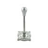 Short Shifter Nissan S-chassis S13 S14 S15 R32 R33 R34 - Kurzer Silberner Knauf (K)