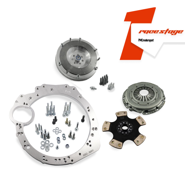 Race Stage 1 Mitsubishi 4G63 - manual 6 marchas BMW M57n GS6-53DZ HGD JGA HGA - 240mm / 9.45"