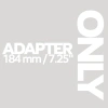 SOLO Kit adattatore 184mm 7,25" 