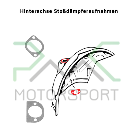 Kit de Renforts Berceau à Souder pour BMW E30