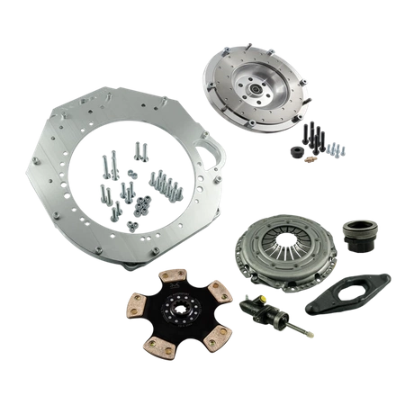 Race stage 1+ GM Chevrolet V8 LS 6-parafusos - BMW E46 S54 M3 GETRAG 420 6-marchas - 240mm / 9.45"