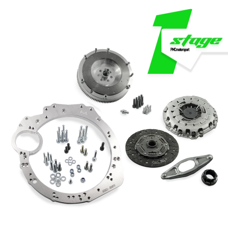 Stage 1 Mitsubishi 4G63 - manual 6 marchas BMW M57n GS6-53DZ HGU HGK - 240mm / 9.45"