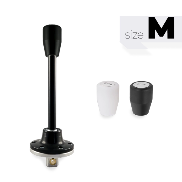 Black edition short shifter BMW E46 - krótka czarna teflonowa gałka (K)