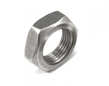 Porcas hexagonais finas M8 com rosca direita DIN 439 classe 0,4 galvanizadas