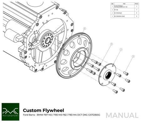 Kit embrayage Ford Barra - BMW DCT DKG Getrag GS7D36SG N54 N55 S55