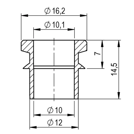Uniball-Abstandshalter fi 12