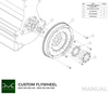 Volano BMW M50 S50 M52 S52 M54 S54 - manuale 6 marce BMW N54 GS6-53BZ 135i 335i 535i - 240mm / 9.45" 7150g / 15.76lb
