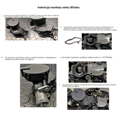 Adaptador Separador de aceite BiTurbo M57