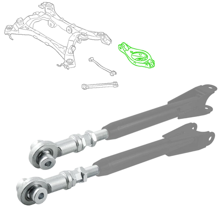 Uniball End for Adjustable rear bucket delete toe arm Nissan 350Z Z33