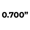 Wilwood 0.700" 260-6088