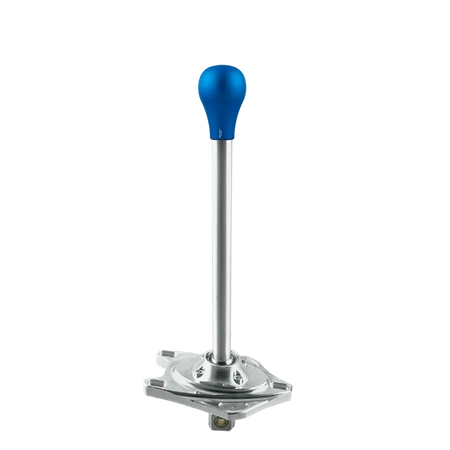 Short shifter BMW E8x E9x - aluminium short blue knob