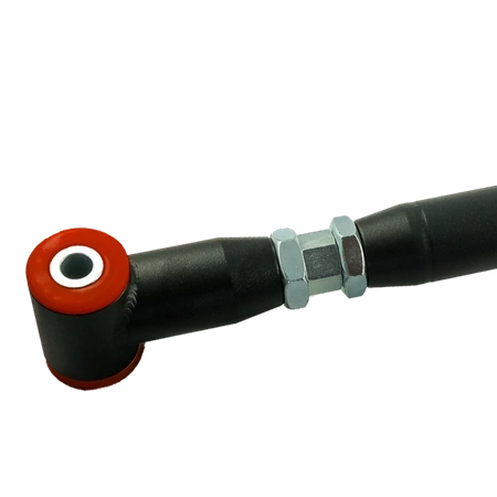 Bras de suspension inférieurs réglables en acier pour BMW E36 / E46 / Z4 – embouts en polyuréthane 80 ShA (Noirs)