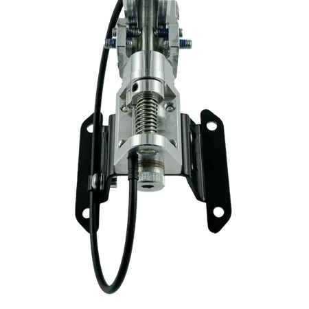 Auto-centragem short shifter para caixa de velocidades BMW - botão longo prata (A)