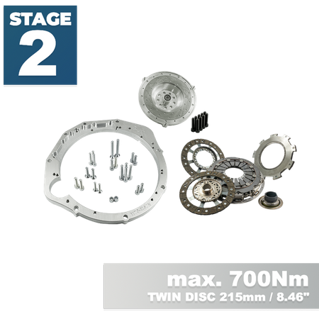 Stage 2 Bmw M70 - Bmw M57N HGD JGA - 228mm / 8.98"