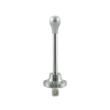 Short shifter BMW E46 version nouvelle - bouton court argent (C)