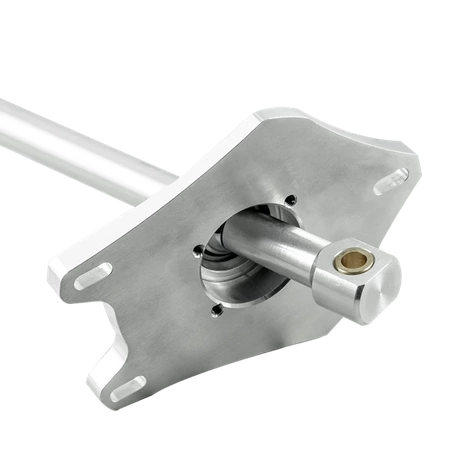 Short Shifter BMW E8x E9x - Pomello Lungo Argento Alluminio (C)