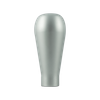 Aluminium Long Silver Knob 