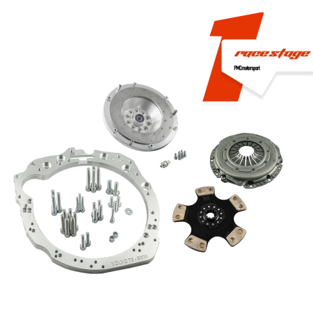 Race Stage 1 Volvo White - manuelle 5 vitesses BMW M57 ZF GS5-39DZ - 240mm / 9.45"