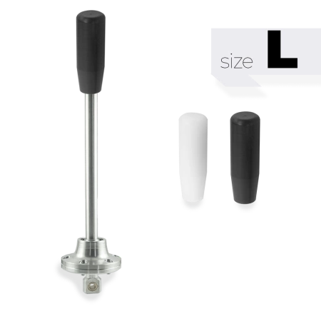 Short Shifter BMW E30 E34 Neue Version - langer schwarzer Nylonknopf