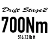 700Nm / 516,12 lb⋅ft
