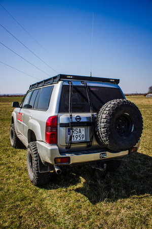 Rear door ladder Nissan Patrol Y61 GU
