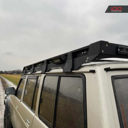 Rack de teto em alumínio para Nissan Patrol Y60 SWB