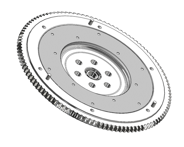 Volante do motor Honda Civic 90-05 / CRX 90-91 / Del Sol 93-95 D-Series SOHC D13 D14 D15 D16 - 212mm / 9.45"