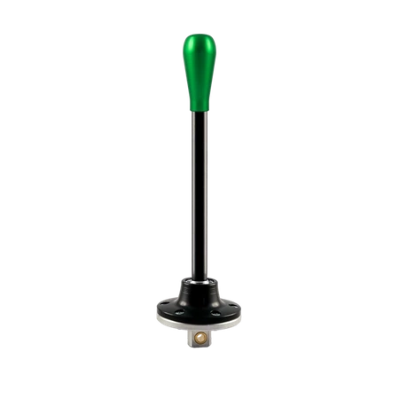 Black Edition Short shifter BMW E30 E34 - aluminium long green knob 