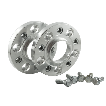 PRO Aluminum Wheel Spacer Set for BMW 5x120 / 72.5 / 20mm + Mounting Bolts (M12x1.5) (Set for One Axle)