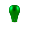 Pomo Corto Verde de Aluminio
