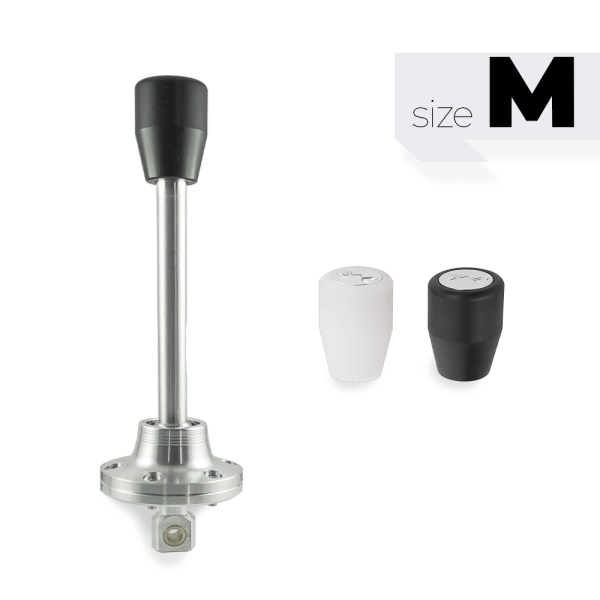 Short Shifter BMW E30 E34 Neue Version - Kurzer Schwarzer Nylonknopf (M)