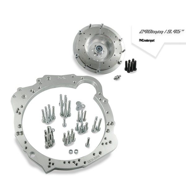 Kit adaptador Nissan RB - BMW M57n GS6-53DZ HGD JGA HGA Manual 6 velocidades - 240mm / 9.45"