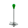 Short shifter BMW E8x E9x - aluminium short green knob