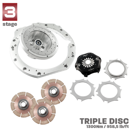 Race stage 3 Mercedes-Benz M113 M113K AMG - 6-Gang-Schaltgetriebe BMW M57n GS6-53DZ HGD JGA - 184mm / 7.25" (P)