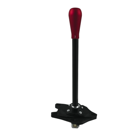 Black Edition Short shifter BMW E8x E9x - botão longo vermelho em alumínio