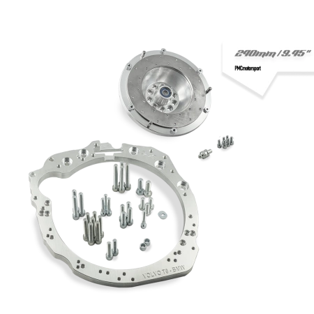Kit adaptador Volvo "White" T5 T6 - BMW M57n GS6-53DZ HGD JGA HGA Manual 6-velocidades - 240mm / 9.45"