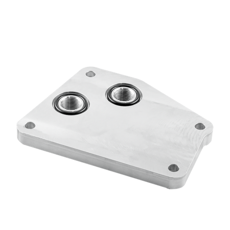 AN10 Oil cooler adapter BMW V8 M60 M62 + flare fittings