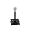 Black Edition Short Shifter Nissan S-chassis S13 S14 S15 R32 R33 R34 - Pommeau Court Argent (C)